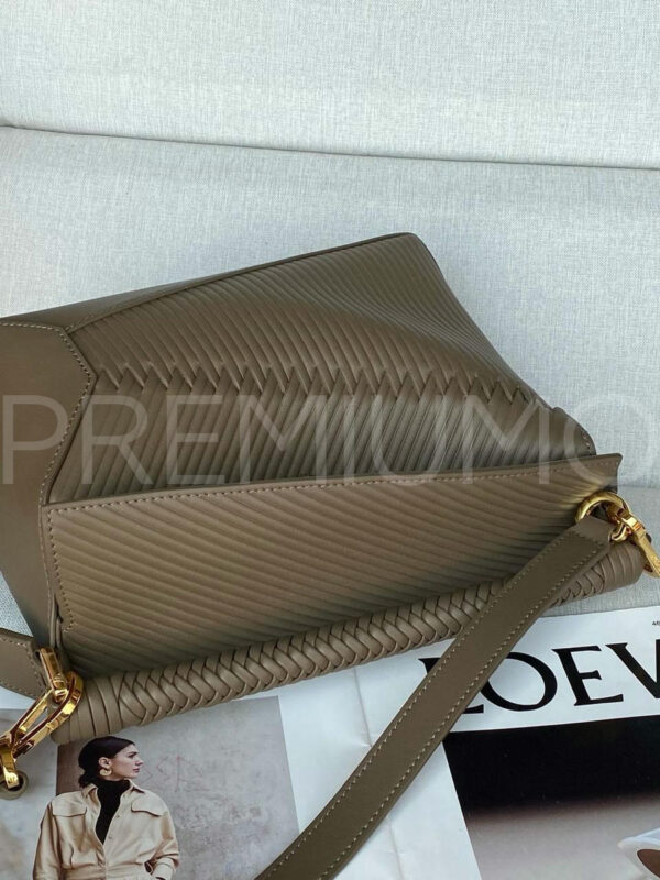 Loewe Pazzle сумка с ремешком коричневая PR470669 6