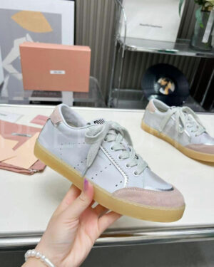 Miu Miu Bleached leather sneakers кроссовки PR604934