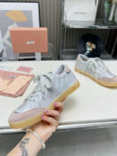 Miu Miu Bleached leather sneakers кроссовки PR604934 8