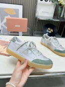 Miu Miu Bleached leather sneakers кроссовки PR152109 7