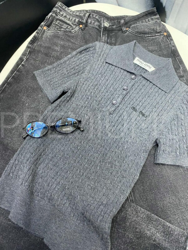 Miu miu поло PR734537 7