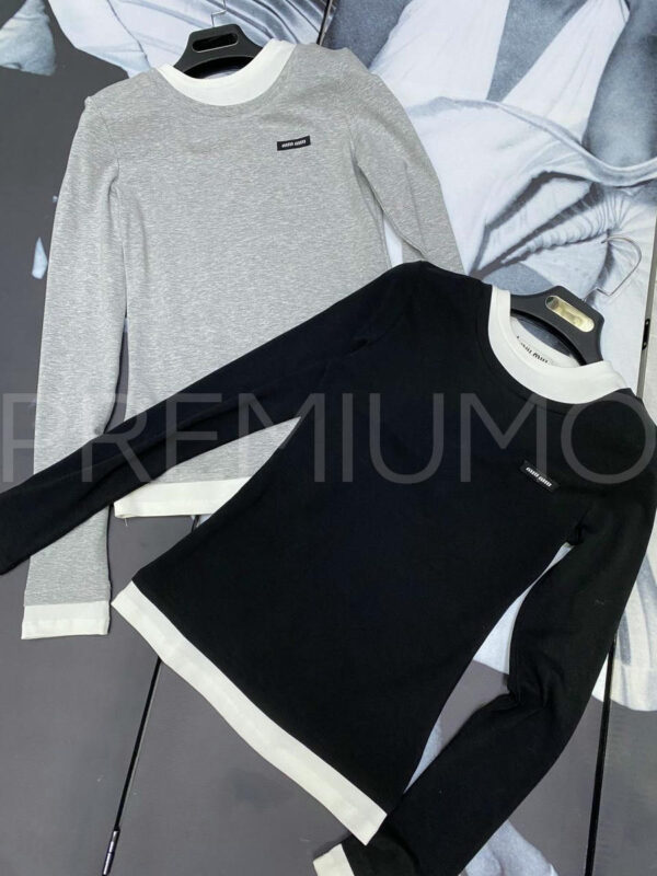 Miu miu лонгслив PR663926 5