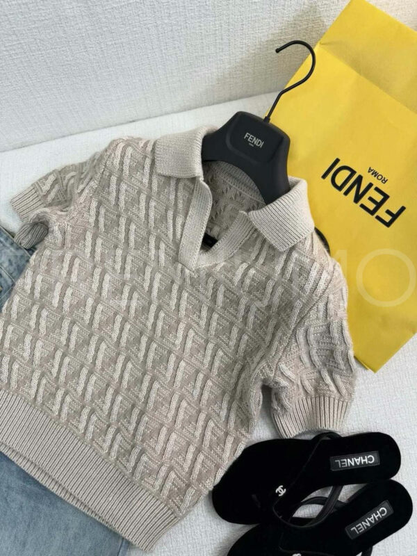 Fendi поло PR664437 6