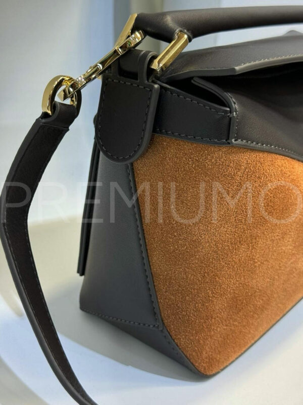 Loewe Pazzle сумка черно-коричневая PR540461 3