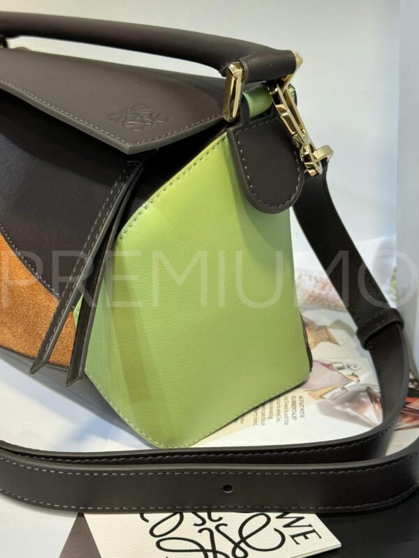 Loewe Pazzle сумка черно-коричневая PR540461 4