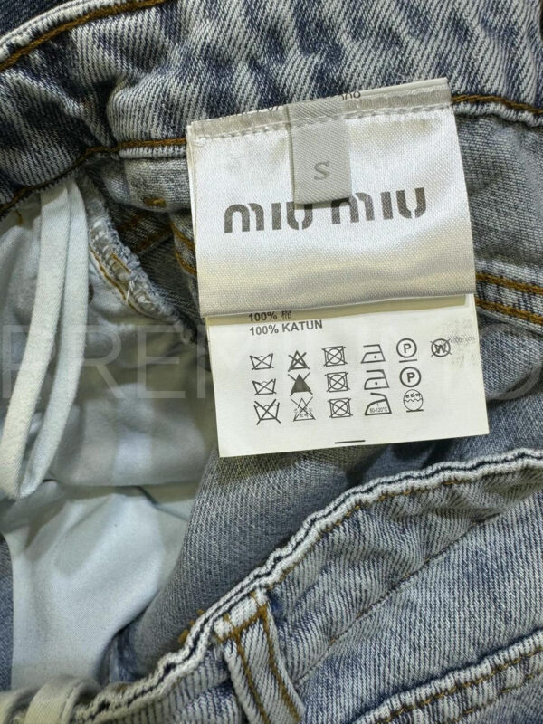 Miu Miu джинсы PR974284 6