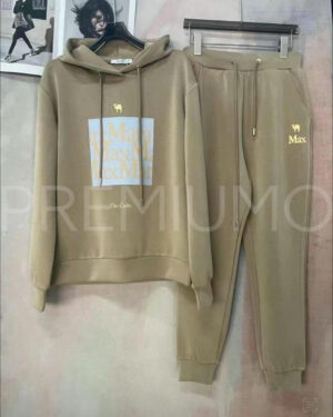 Max Mara костюм с лого PR915025