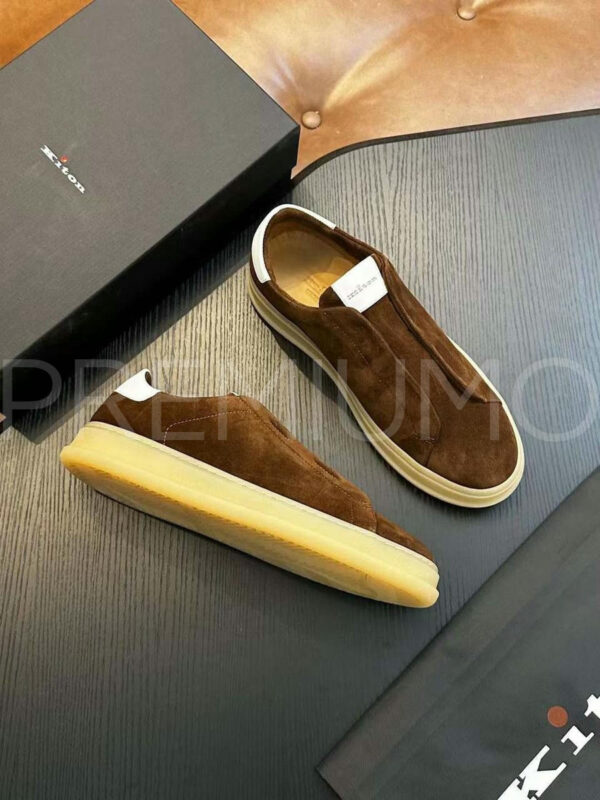 Kiton кеды коричневые PR564850