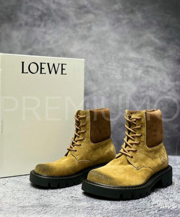 Loewe ботинки замшевые PR248711