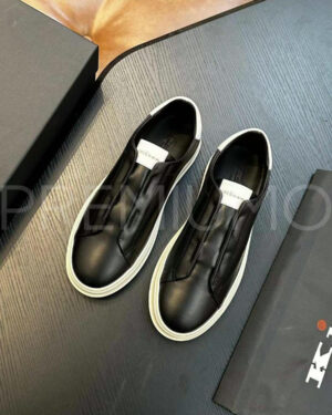 Kiton кожаные кеды PR680472