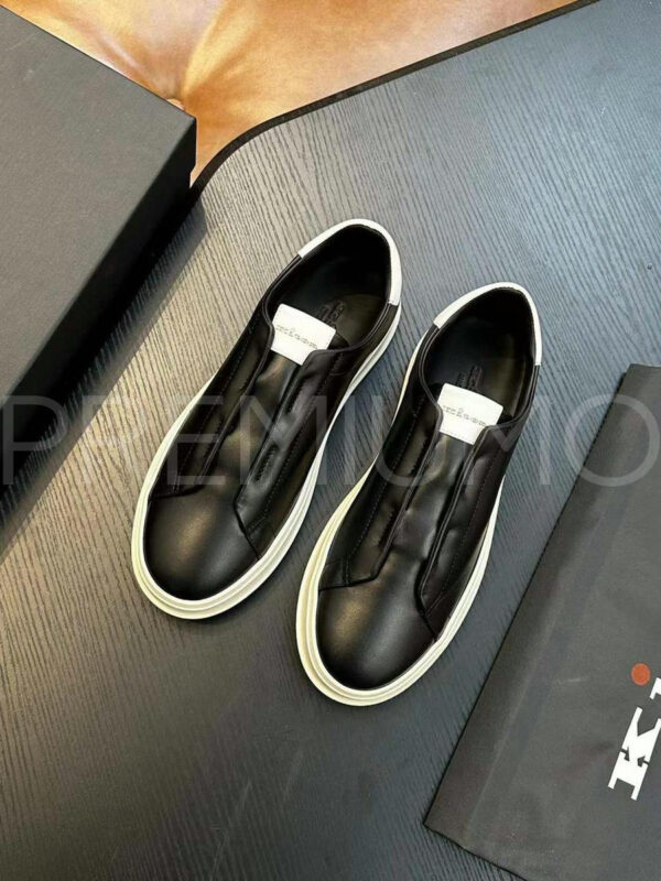 Kiton кожаные кеды PR680472