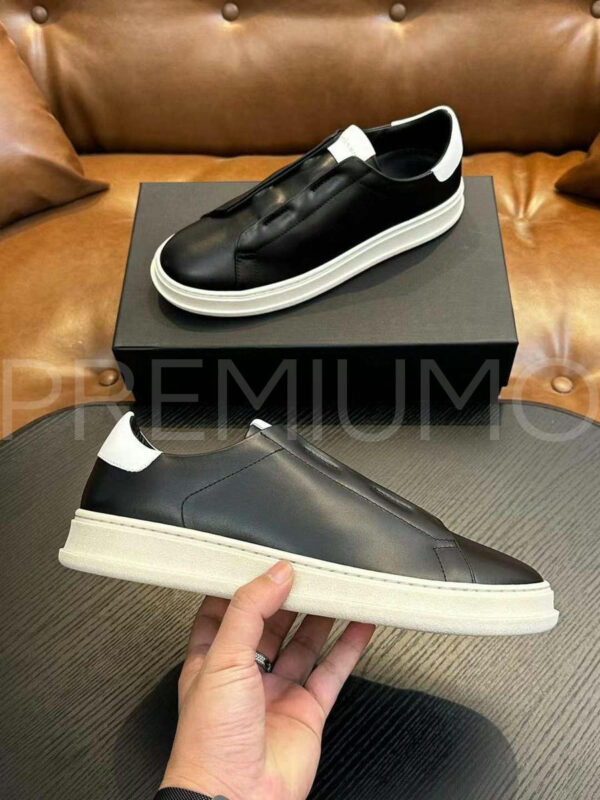 Kiton кожаные кеды PR680472 3