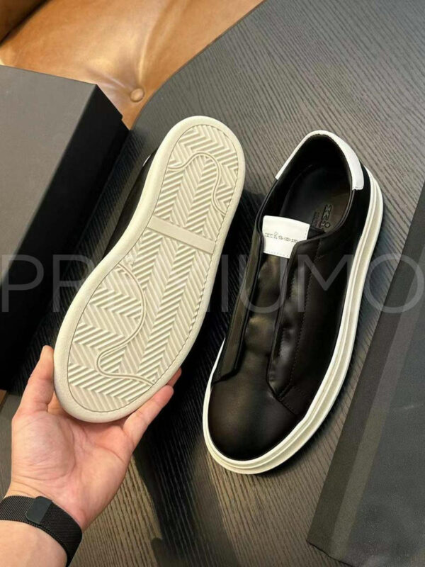 Kiton кожаные кеды PR680472 5