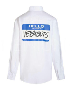 Vetements рубашка PR633106