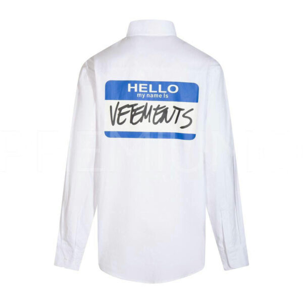 Vetements рубашка PR633106