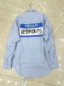 Vetements рубашка PR652779 10