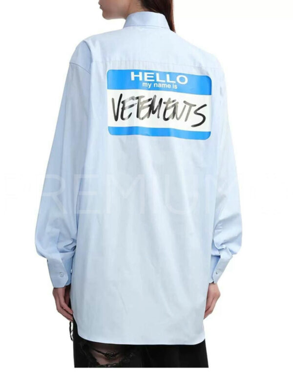 Vetements рубашка PR652779 2