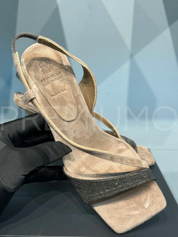 Brunello Cucinelli босоножки PR730533 5