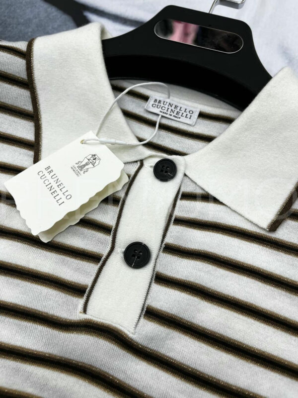 Brunello Cucinelli поло PR527138 4