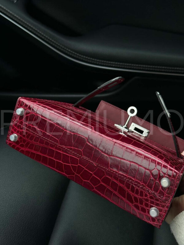 Hermes Kelly mini crocodile сумка PR644606 9