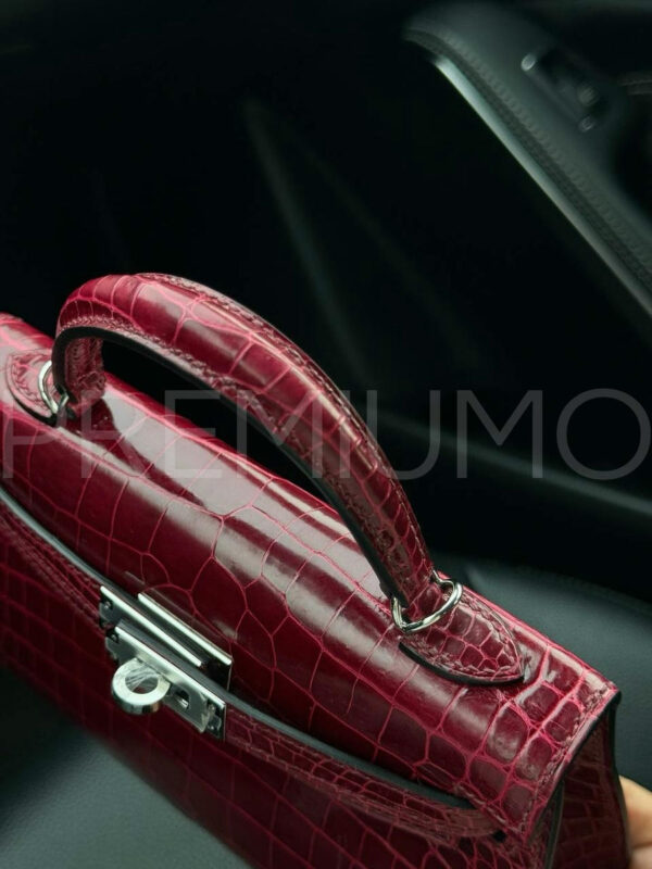 Hermes Kelly mini crocodile сумка PR644606 5