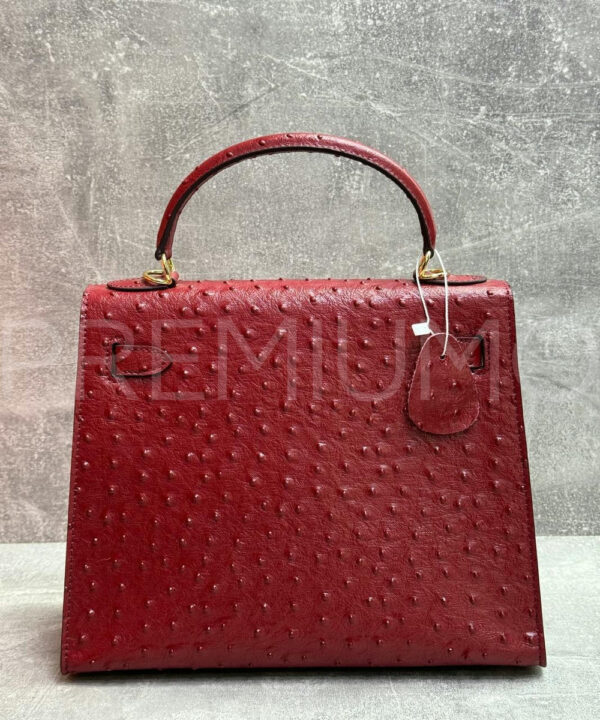 Hermes Kelly ostrich 28 сумка PR460948 3