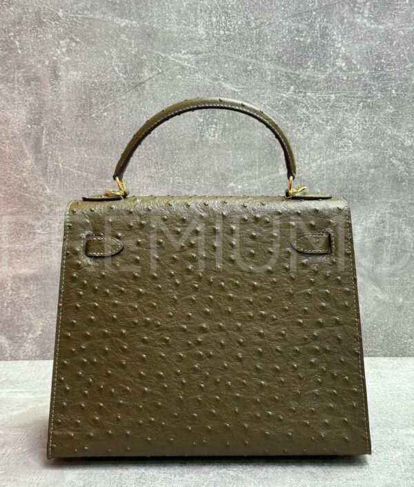 Hermes Kelly ostrich 28 сумка PR322657 5