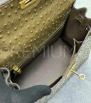 Hermes Kelly ostrich 28 сумка PR322657 14