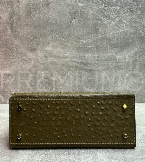 Hermes Kelly ostrich 28 сумка PR322657 8