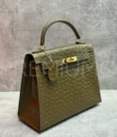 Hermes Kelly ostrich 28 сумка PR322657 11