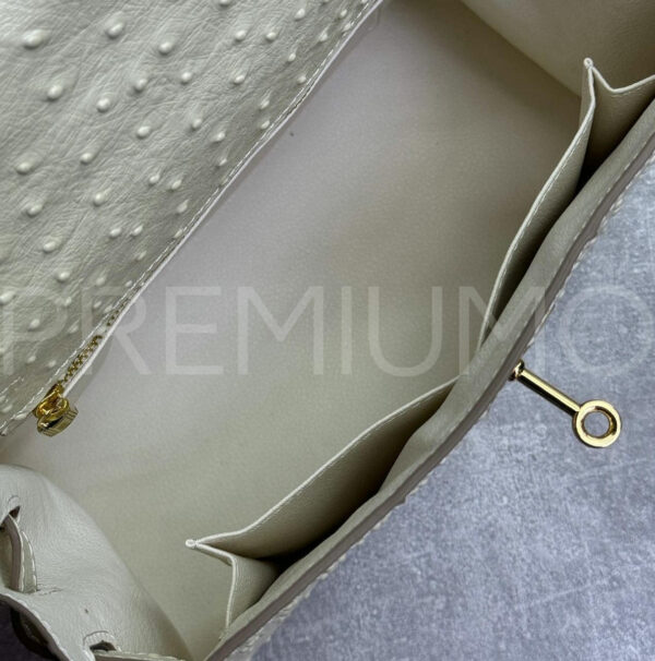Hermes Kelly ostrich 28 сумка PR693717 4