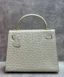 Hermes Kelly ostrich 28 сумка PR693717 12