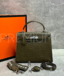 Hermes Hermes Kelly ostrich 28 сумка PR502485 7
