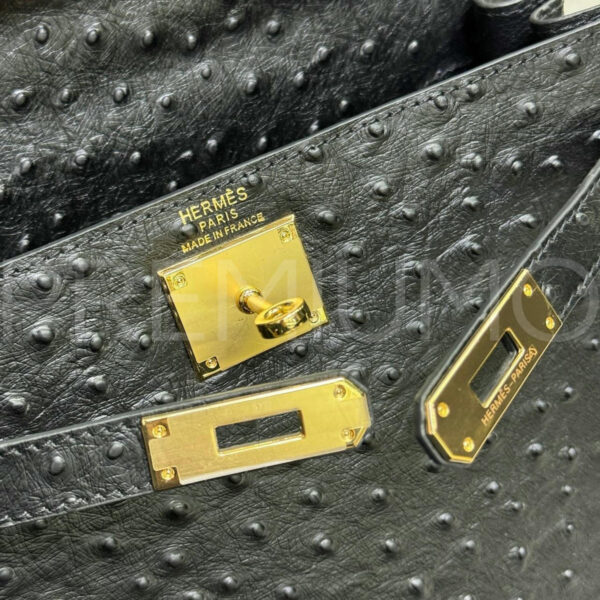 Hermes Kelly ostrich 28 сумка PR946169 5