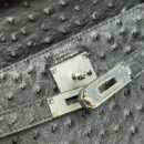 Hermes Kelly ostrich 28 сумка PR787863 10