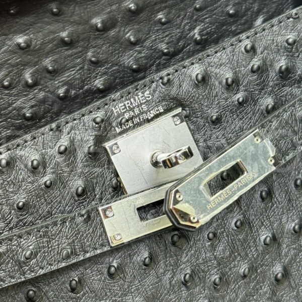 Hermes Kelly ostrich 28 сумка PR787863 4