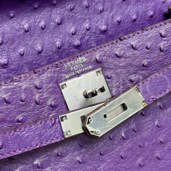 Hermes Kelly ostrich 28 сумка PR448973 7