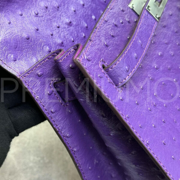 Hermes Kelly ostrich 28 сумка PR448973 8