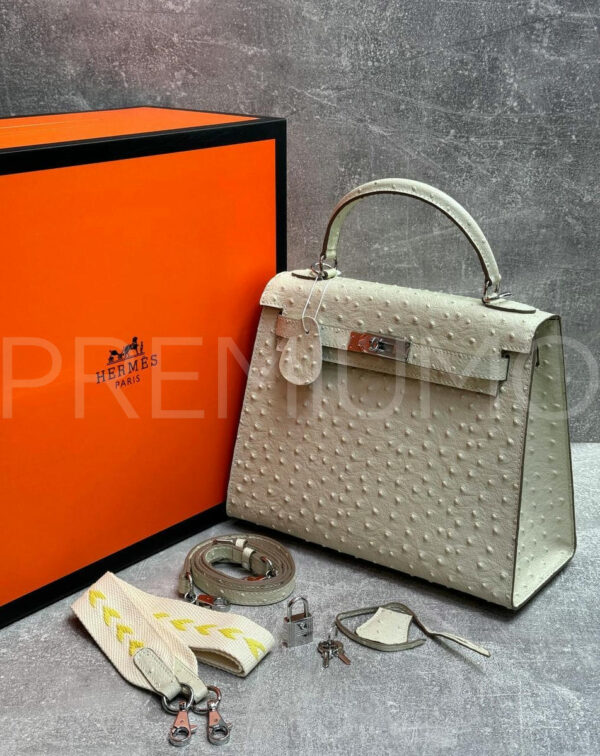 Hermes Kelly ostrich 28 сумка PR262024 2
