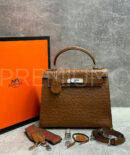 Hermes Kelly ostrich 28 сумка PR105859 13