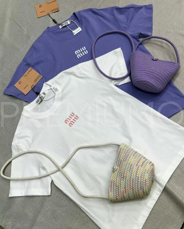 Miu miu футболка PR687914 5