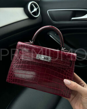 Hermes Kelly mini crocodile сумка PR644606