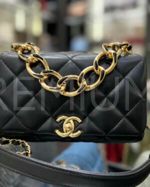 Chanel Lambskin Quilted Color Match Mini Flap сумка PR393378