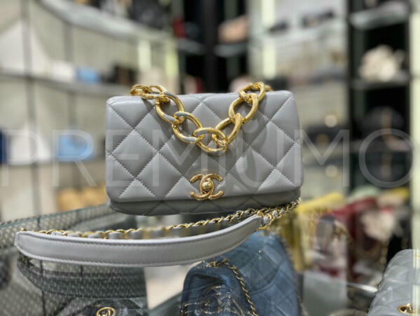 Chanel Lambskin Quilted Color Match Mini Flap сумка PR532263