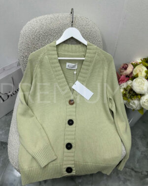 Maison Margiela кардиган оливковый PR577461