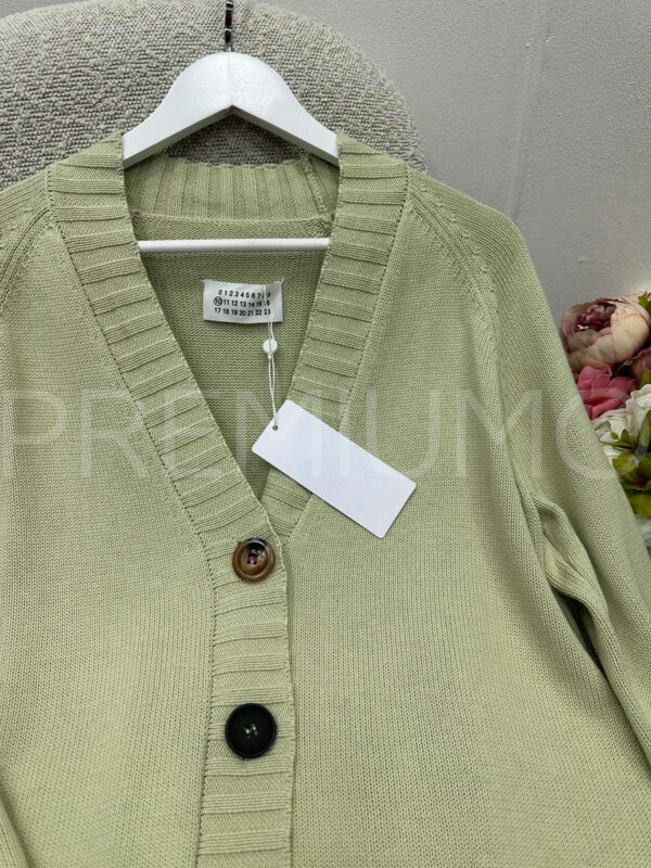Maison Margiela кардиган оливковый PR577461 4