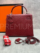 Hermes Kelly ostrich 28 сумка PR523587 15