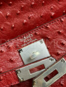 Hermes Kelly ostrich 28 сумка PR523587 23