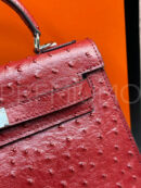 Hermes Kelly ostrich 28 сумка PR523587 19