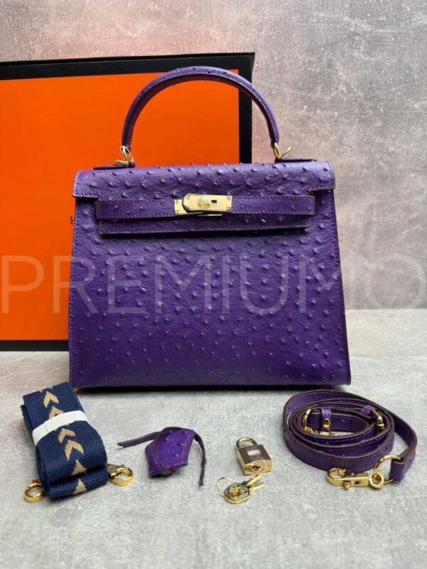 Hermes Kelly ostrich 28 сумка PR199672